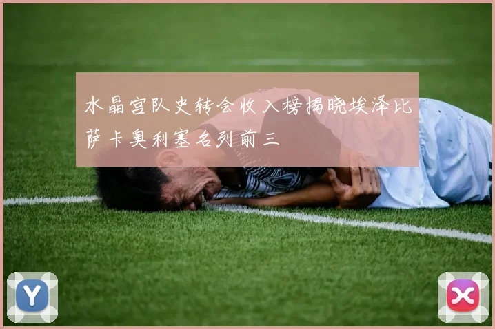 水晶宫队史转会收入榜揭晓埃泽比萨卡奥利塞名列前三